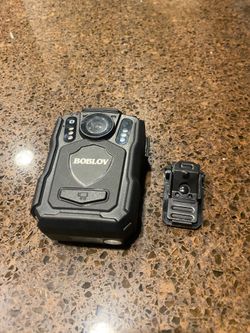 BOBLOV M5 2K Police Body Worn Camera, GPS Enabled &1440P Body Mounted Cam, 128GB Body Cam Built-in 4200MAH Battery,12Hrs Record, IP67 Waterproof, Nigh