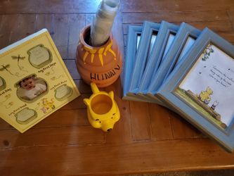 Winnie the Pooh Baby Nursery Decor Bundle