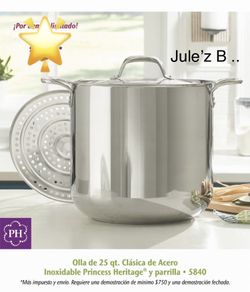 Olla De 25 Qts Con Parrilla Nueva En Su Caja 