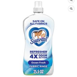 Suavitel Refresher Fabric Rinse, 4X Odor Action, Ocean Fresh Scent, 25.5 fl oz