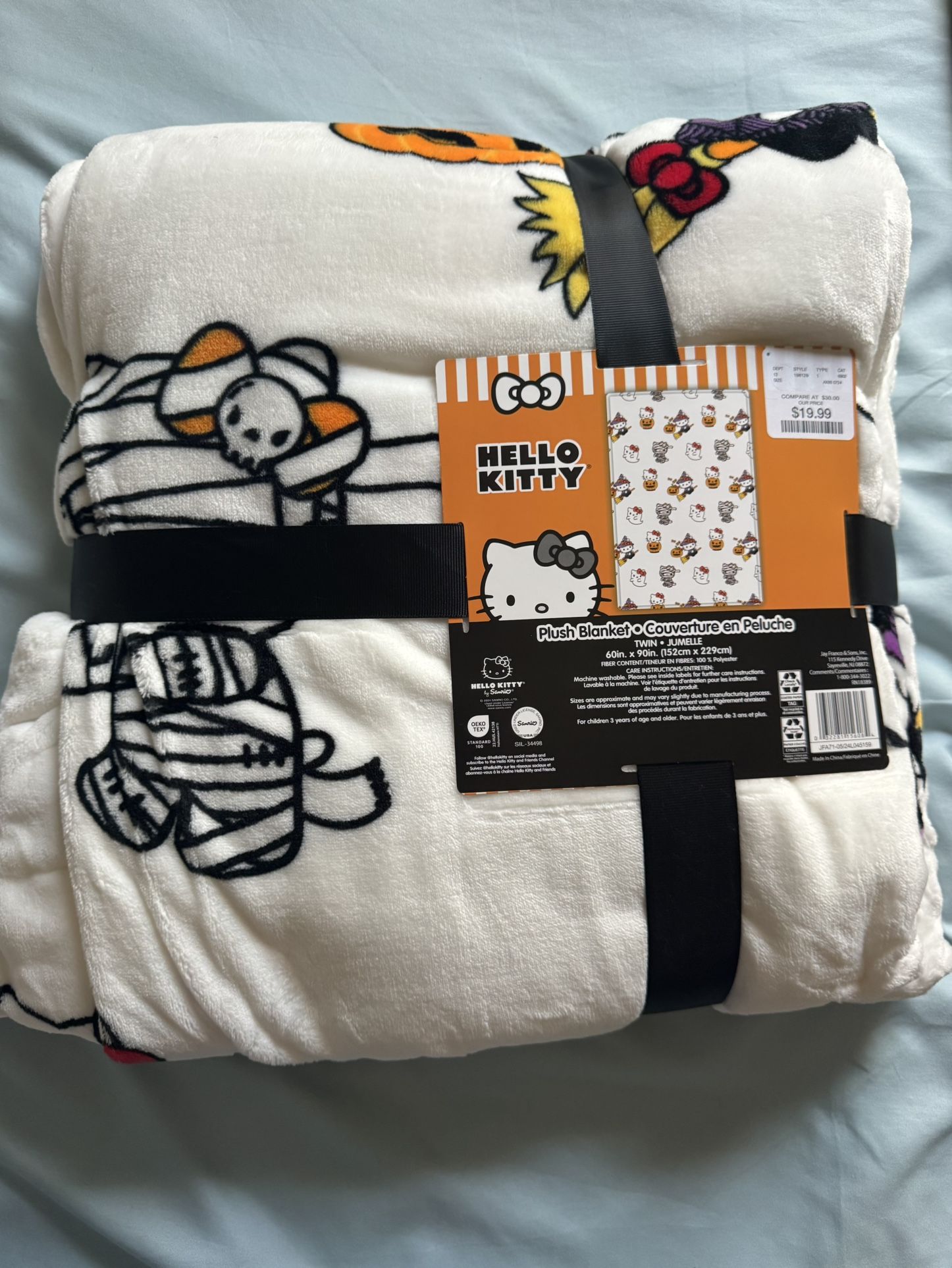 Hello Kitty Halloween Blanket 