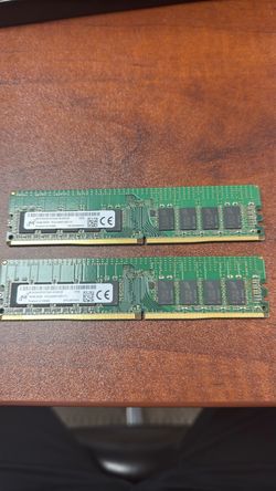 32GB DDR4-2400T RAM (2x16) - Micron