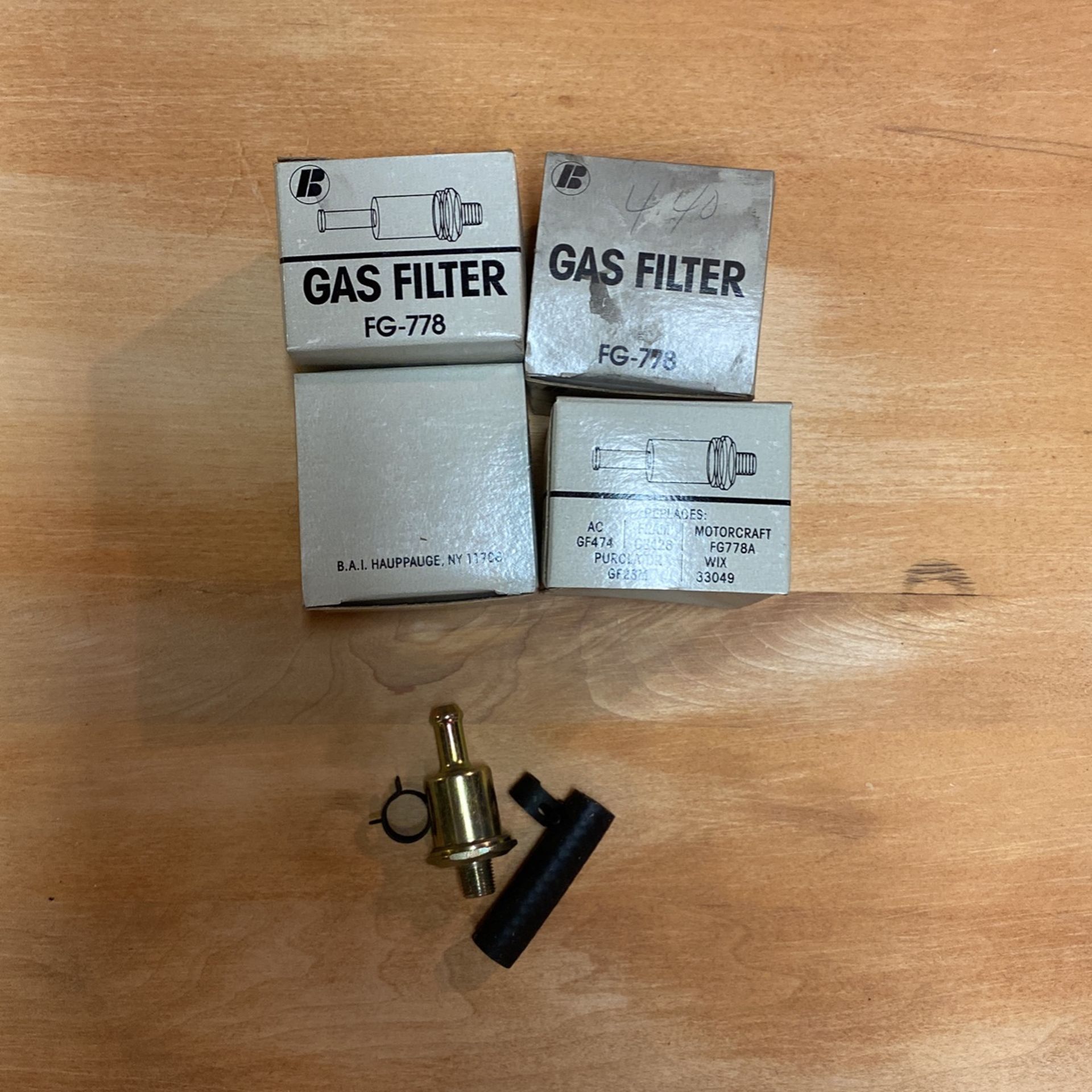 FG778 BAI In-line Fuel Filters (4)