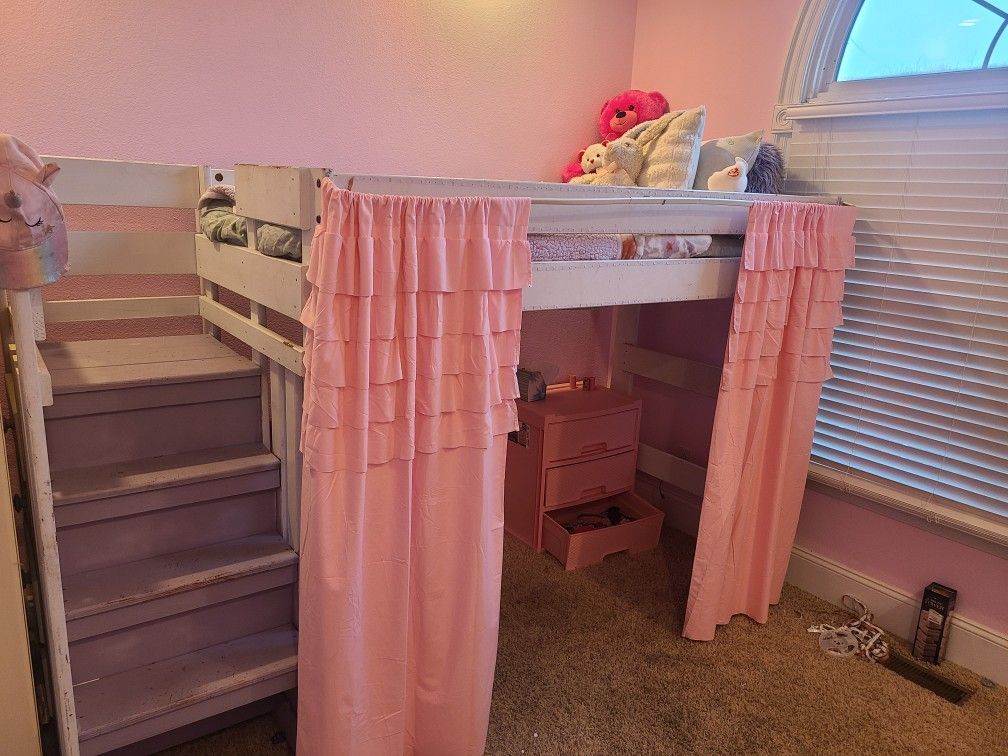 Kids Loft Bed and Dresser