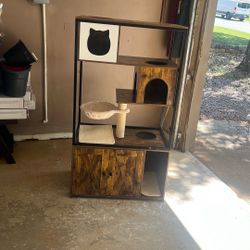 Wooden Cat Tower 