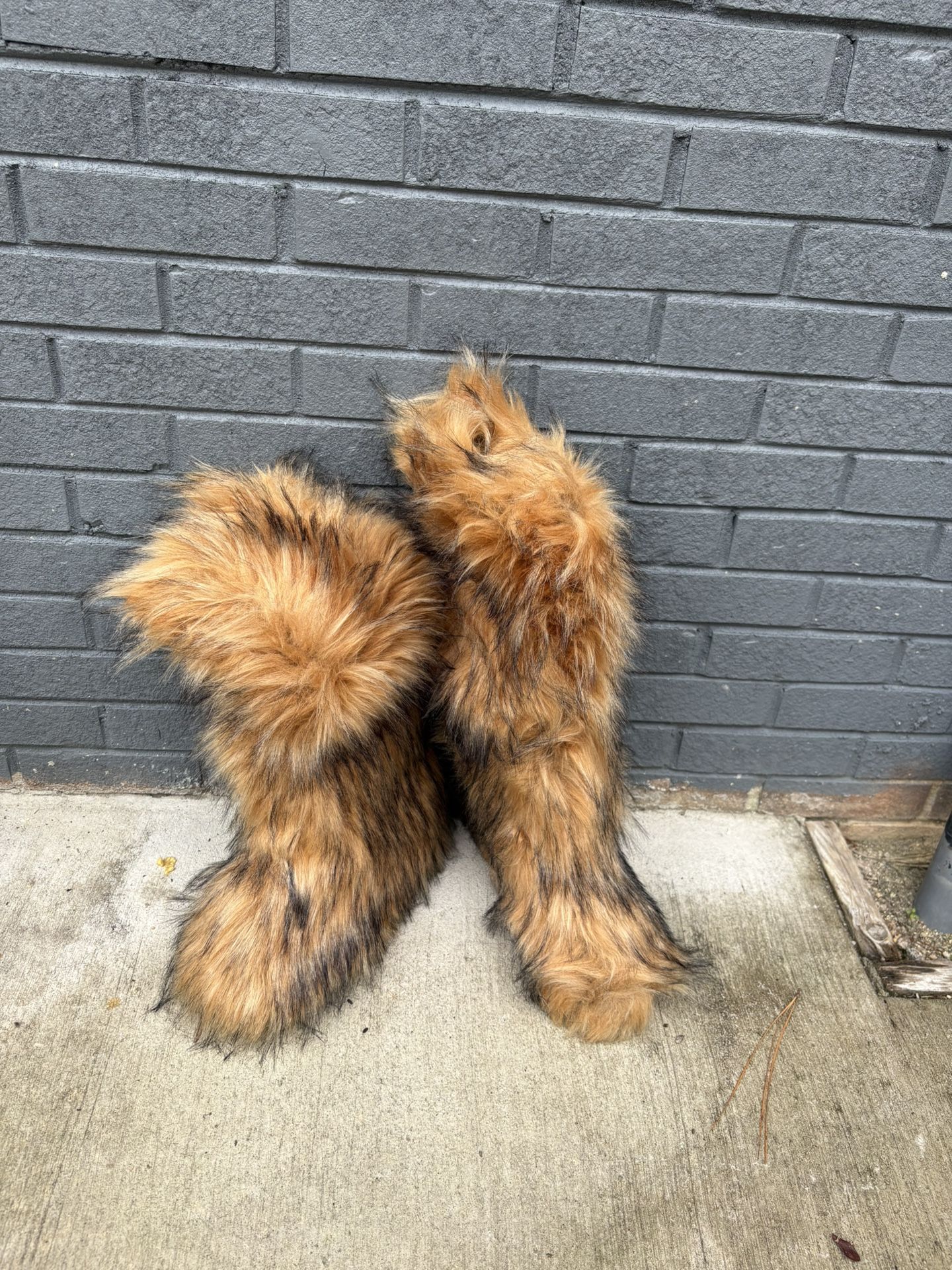 Tall Fur Boots
