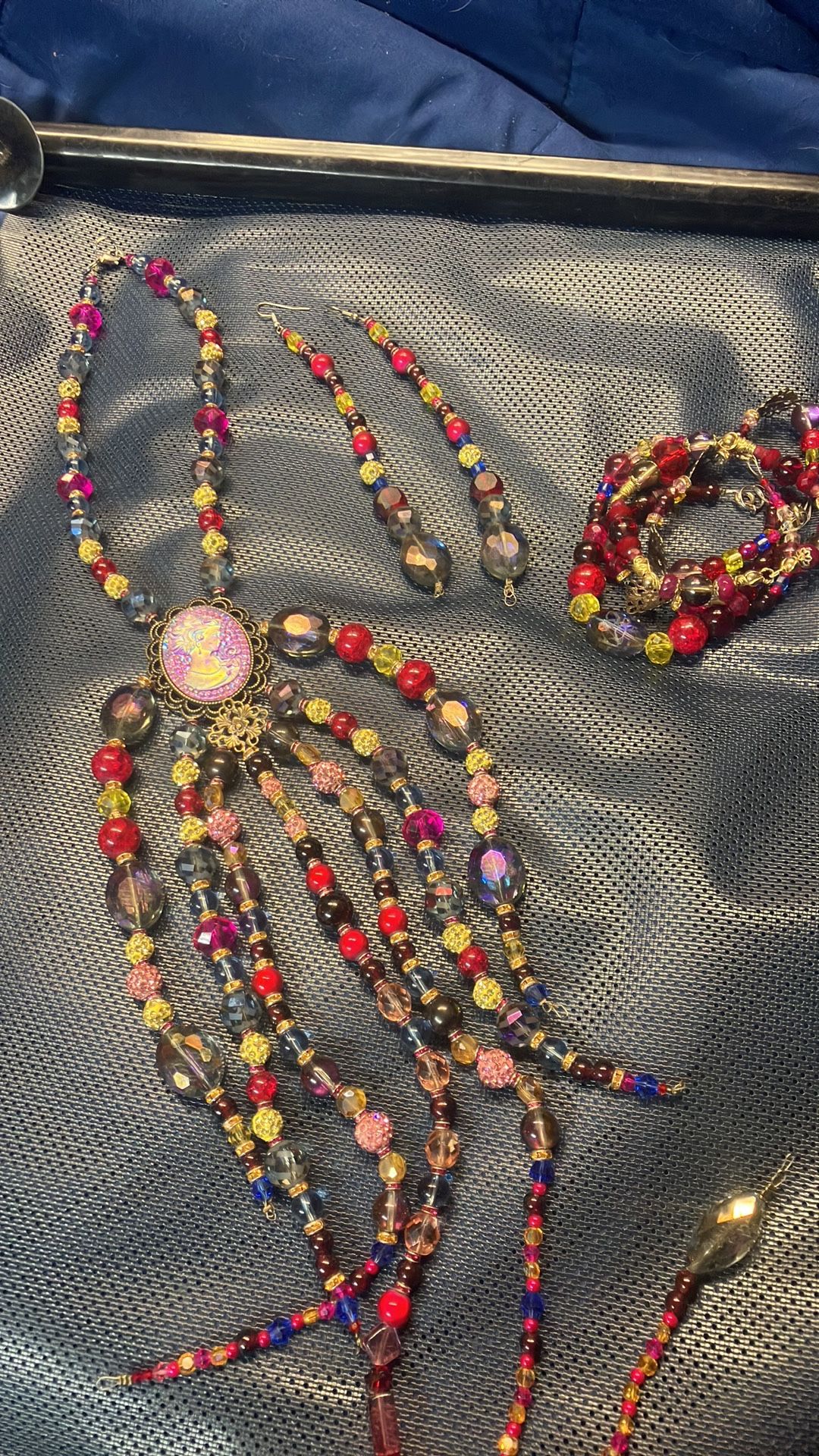 Beautiful Artisan Beaded Jewelry Set