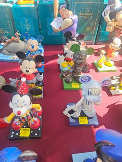 Mickey Mouse figurines, porcelain Donald