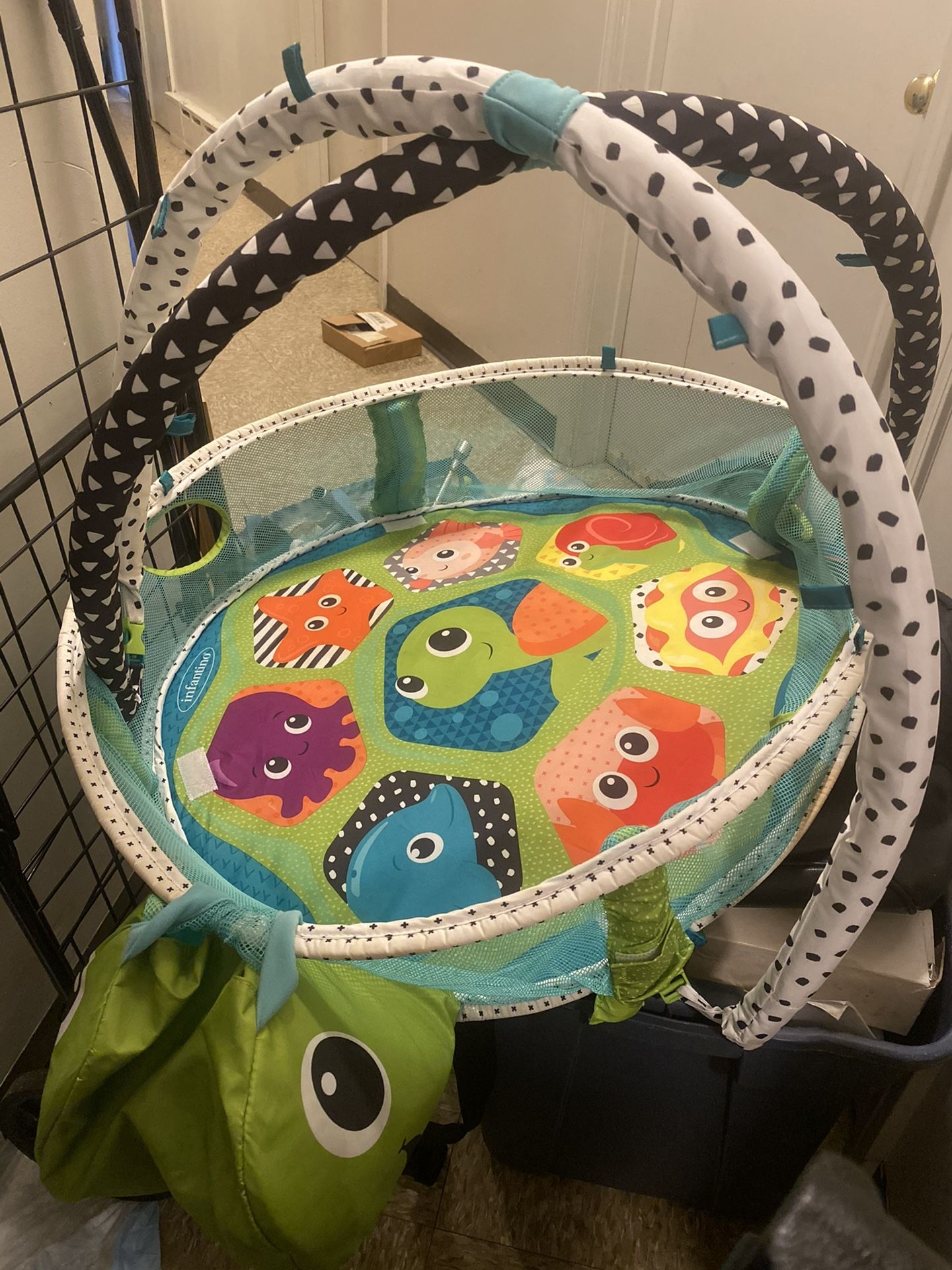 Baby turtle ball pit
