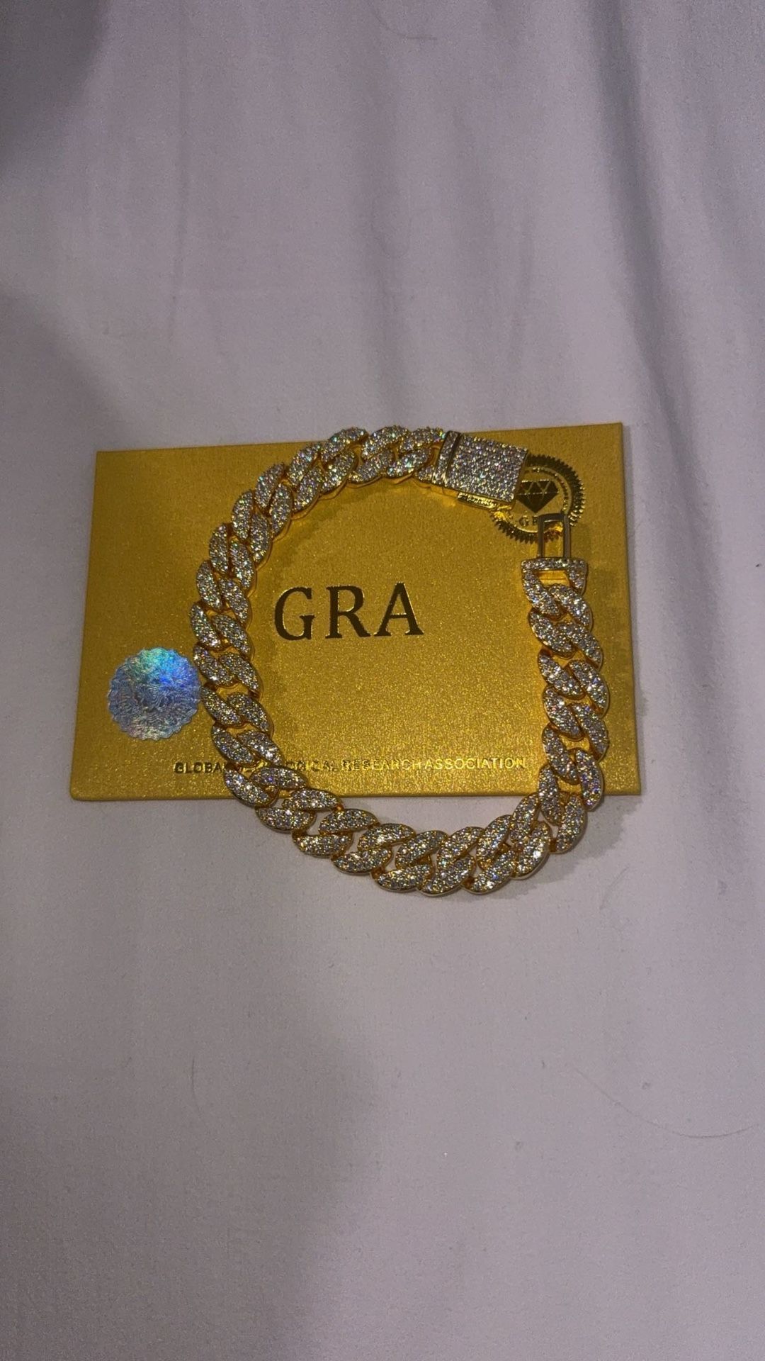 VVS1 Moissanite Cuban Bracelet