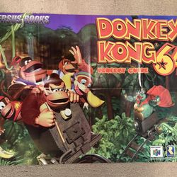 1999 Donkey Kong 64 Nintendo 64 Versus Books Pullout Poster Rare Vintage