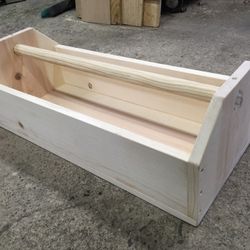 Wooden  Open Tool Box