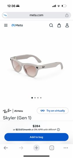 Ray-Ban x Meta Skyler Smart Glasses