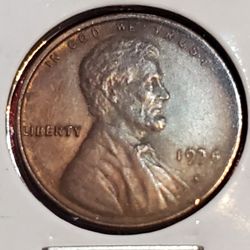 1934-S LINCOLN 1C ANTIQUE RESTRIKE COIN 