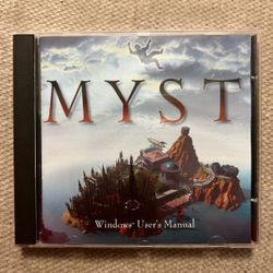Myst PC Game Windows CD‑ROM Broderbund Cyan Complete Jewel Case Vintage 1993