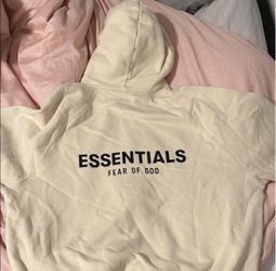 Essentials Fear of God Hoodie – Cream – Size Small