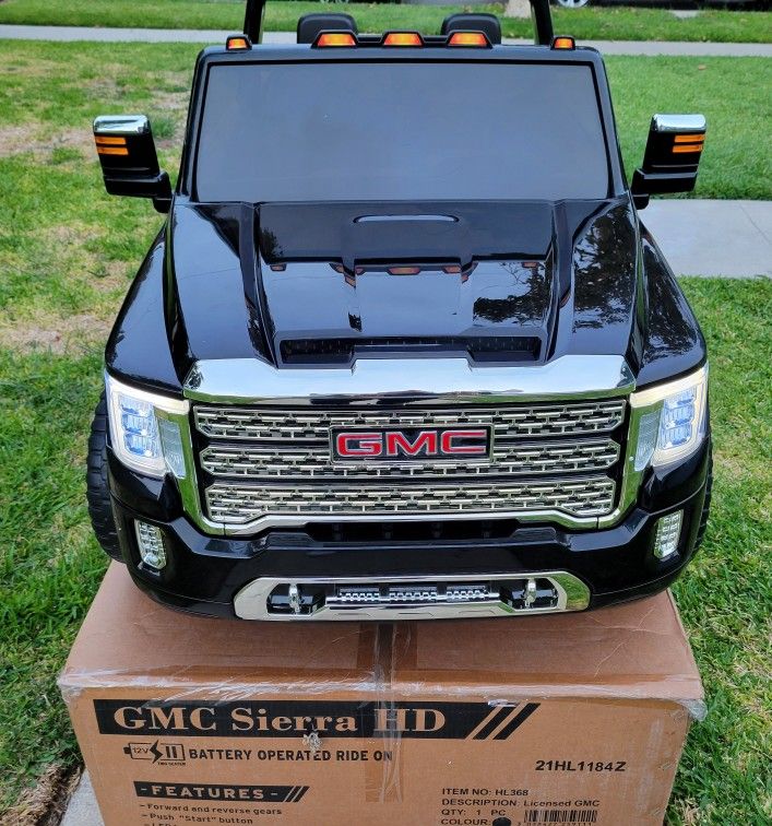 BRAND NEW! GMC Sierra Denali Truck 12volt 2seater Ride On