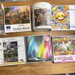 Multiple 1000 Pieces Puzzles 