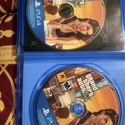 GTA 5 PS4 Two Games 