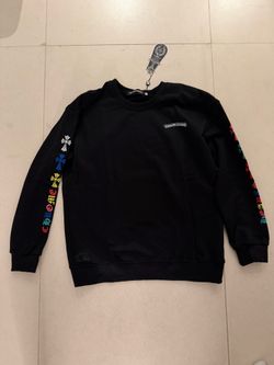 Chrome hearts rainbow crosses sweater