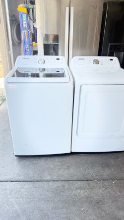 Samsung washer and electric dryer