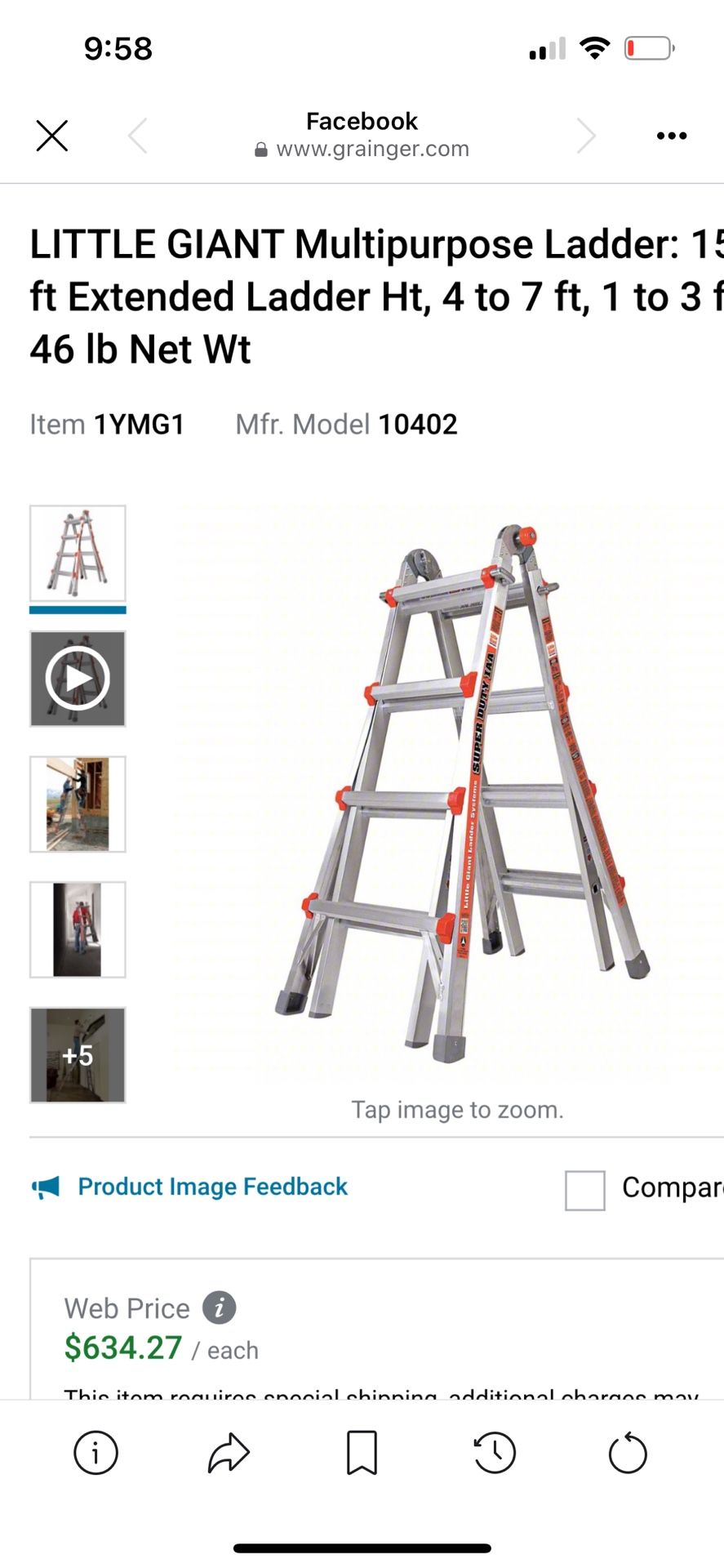 Escapers Usada  Little Giant Ladder Used  Systems Tepe 17 