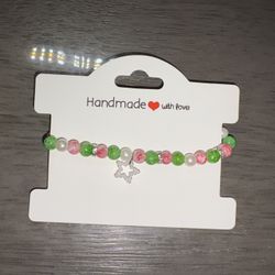 Grinch Christmas bracelet