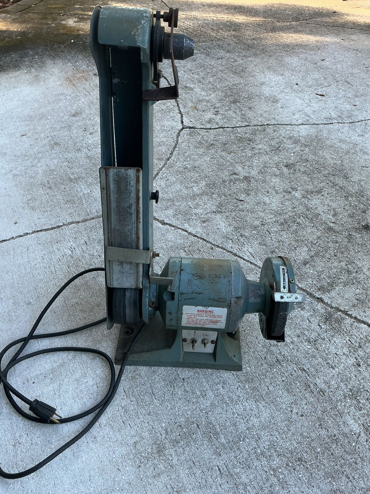 Belt Sander And Grinder Combo