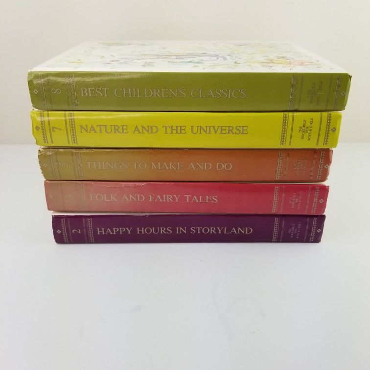The Bookshelf For Boys And Girls Collection 1987 Vol 2,3,5,7,8 Nursery Rhymes