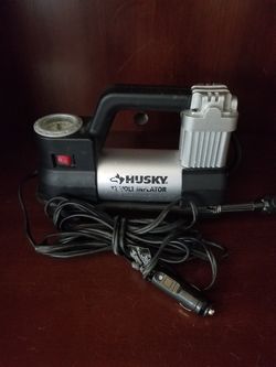 Husky 12v Inflator with Pressure Gauge