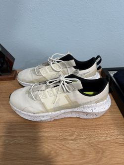 👟(Worn Once) Nike White Crater Mens 10.5