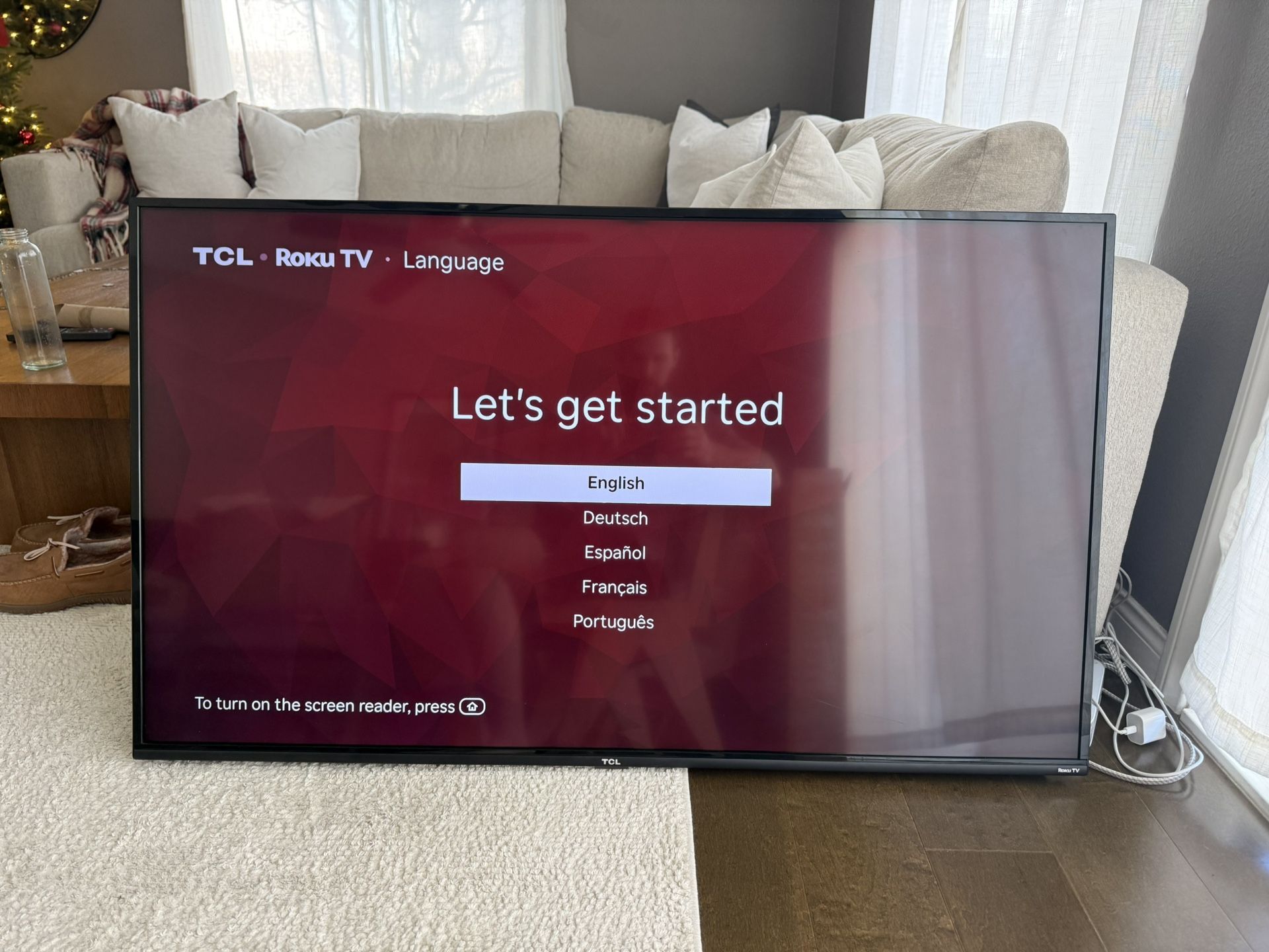 55” TCL ROKU TV