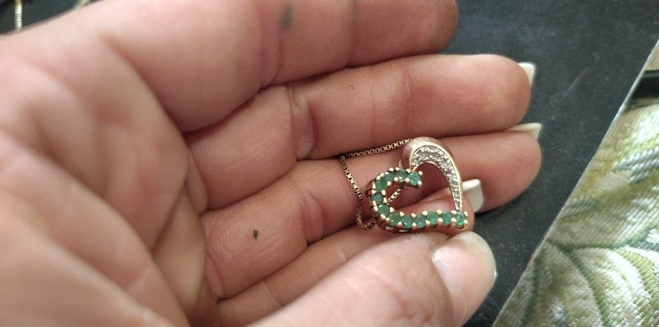 Gold Heart Pendant 