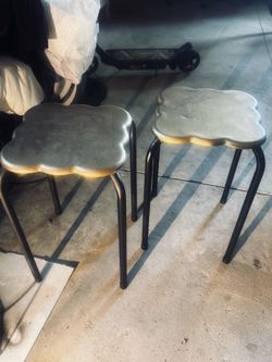 Hand painted and sealed plant stands