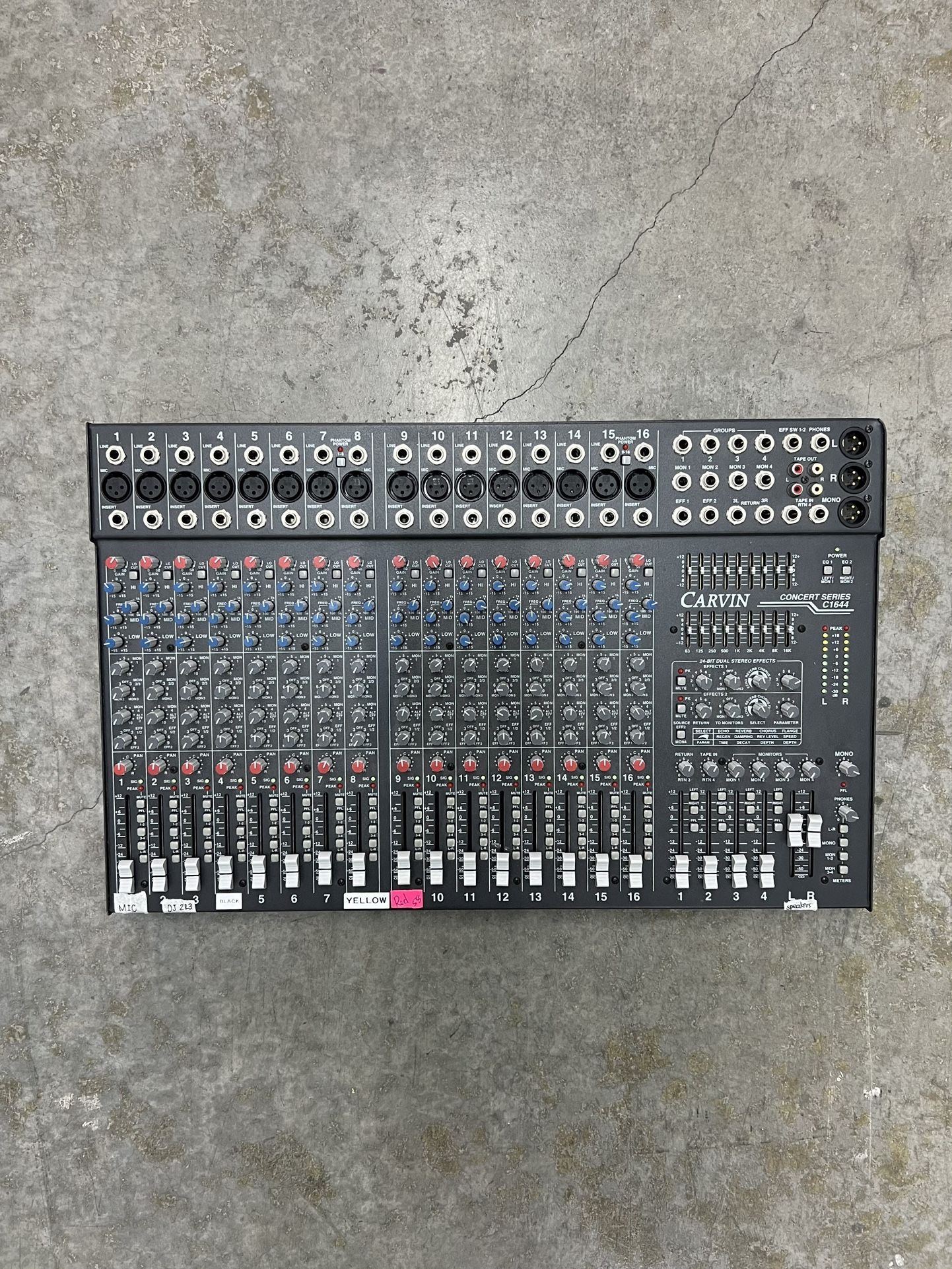 Carvin Concert Series 16 Channel c1644 Studio/Live Mixer for Carvin Concert Series 16 Channel c1644 Studio/Live Mixer for