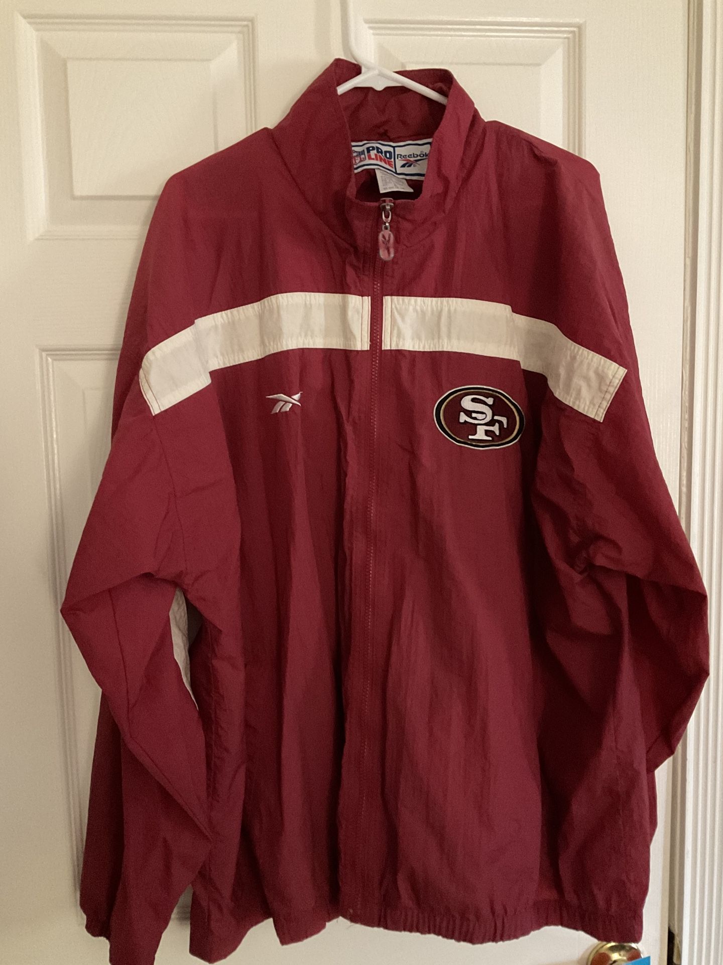 Lightweight Reebok San Francisco 49ers Jacket XL