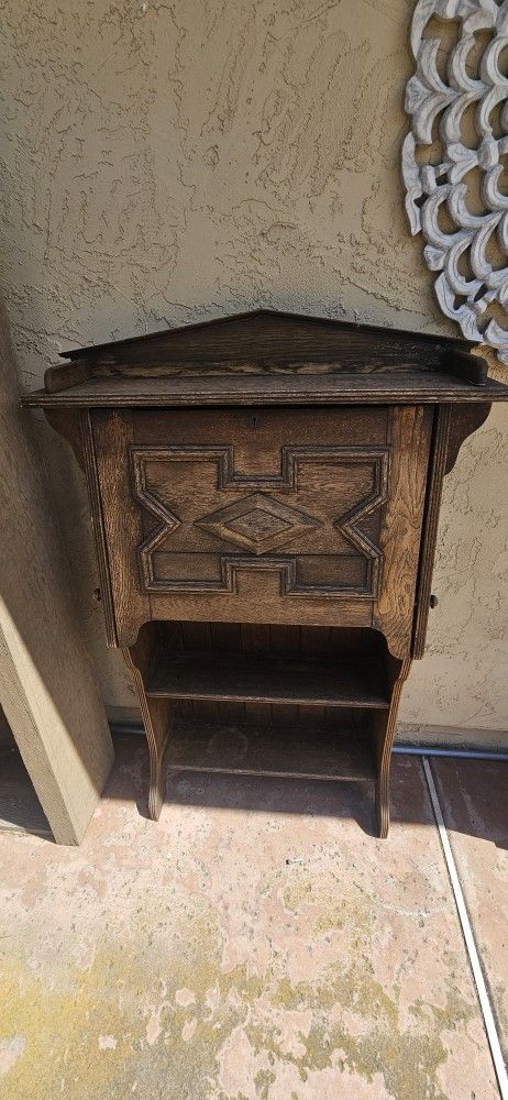 Antique Drop Down Desk and bookshelf
