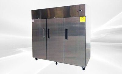 NSF SS Three Door Top Mount Reach In Freezer E90AF