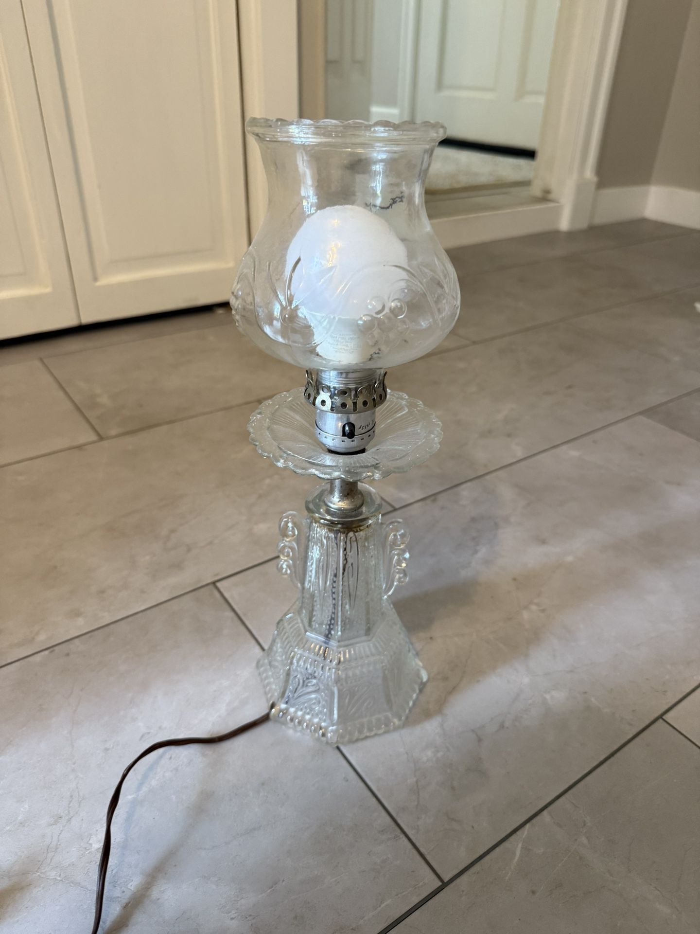 Antique Glass Lamp