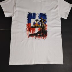 Haitian flag T shirt for Men