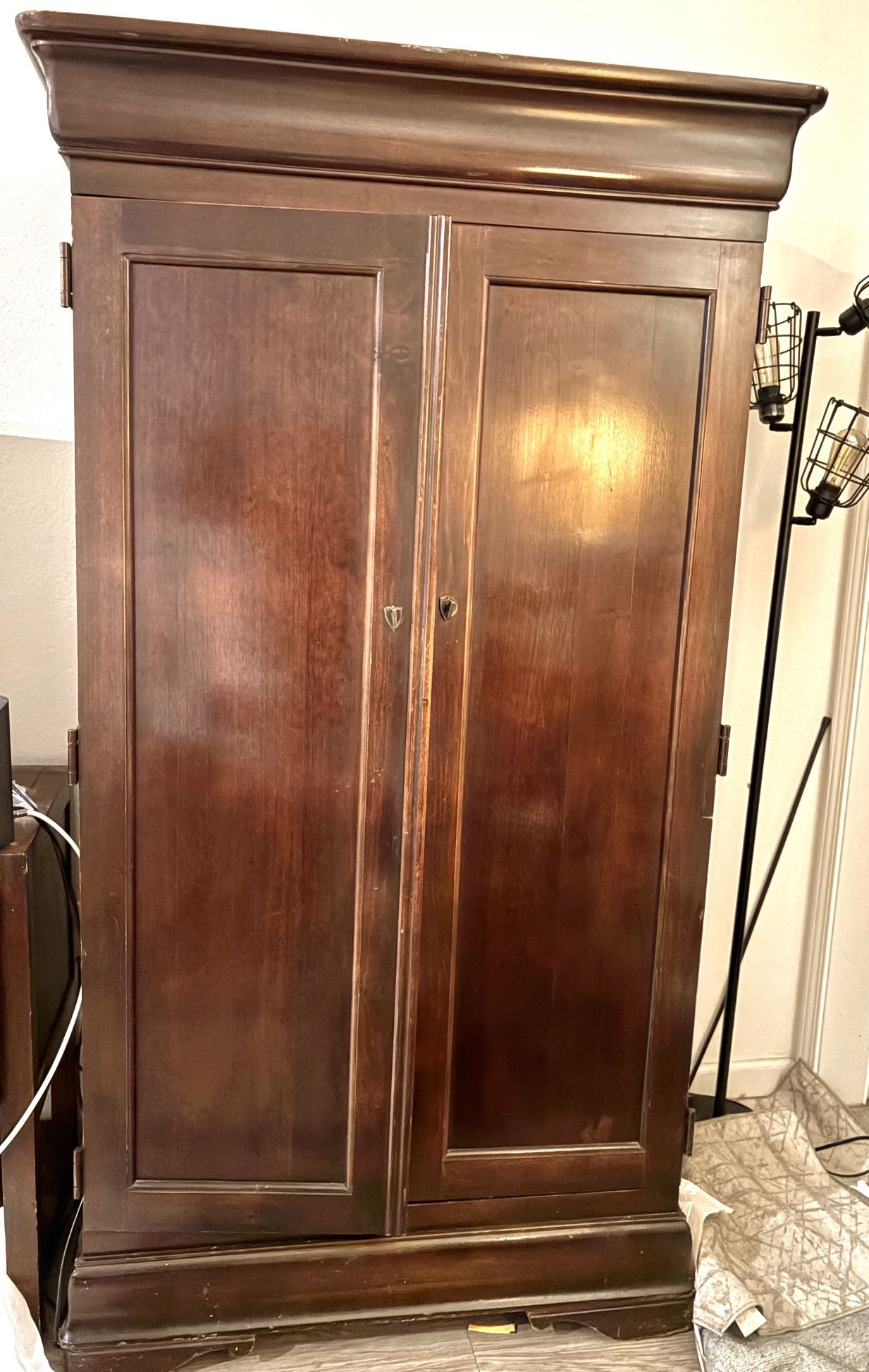 Antique Wood Storage Chest