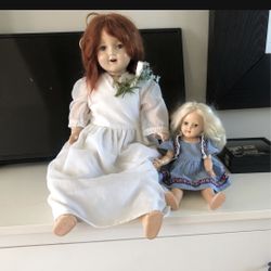 2 Gorgeous Vintage DOLLS ❤️❤️