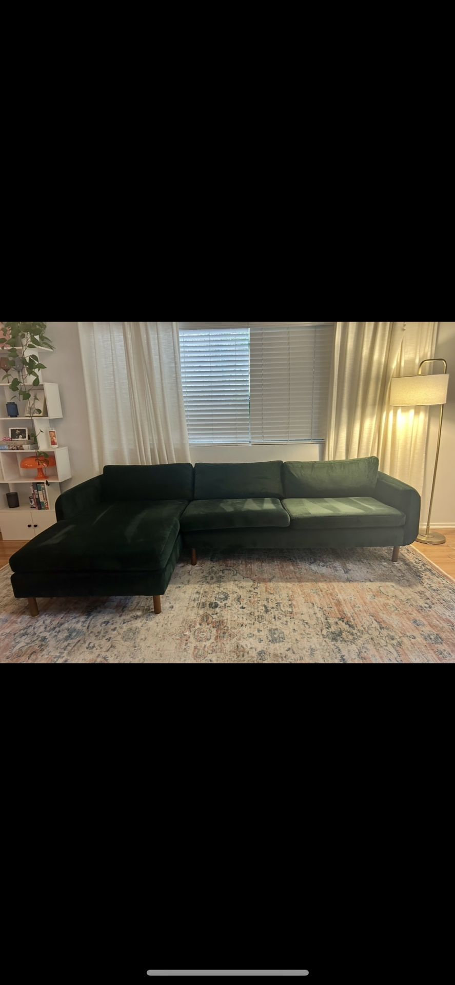 AllModern Emerald Green Couch/Sectional