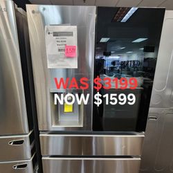 29 Cu. Ft. Smart My Color Instaview Standard Depth Max 4 Door Refrigerator 