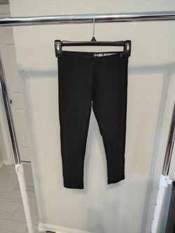 wonder Nation black legging cotton girls size M(7/8)