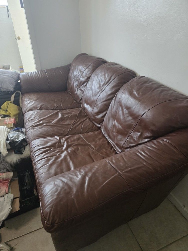 Leather Couch