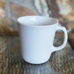 6 - Corning Ware - White Cups