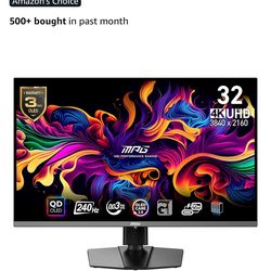 Msi 32in 4k 240hz Oled monitor