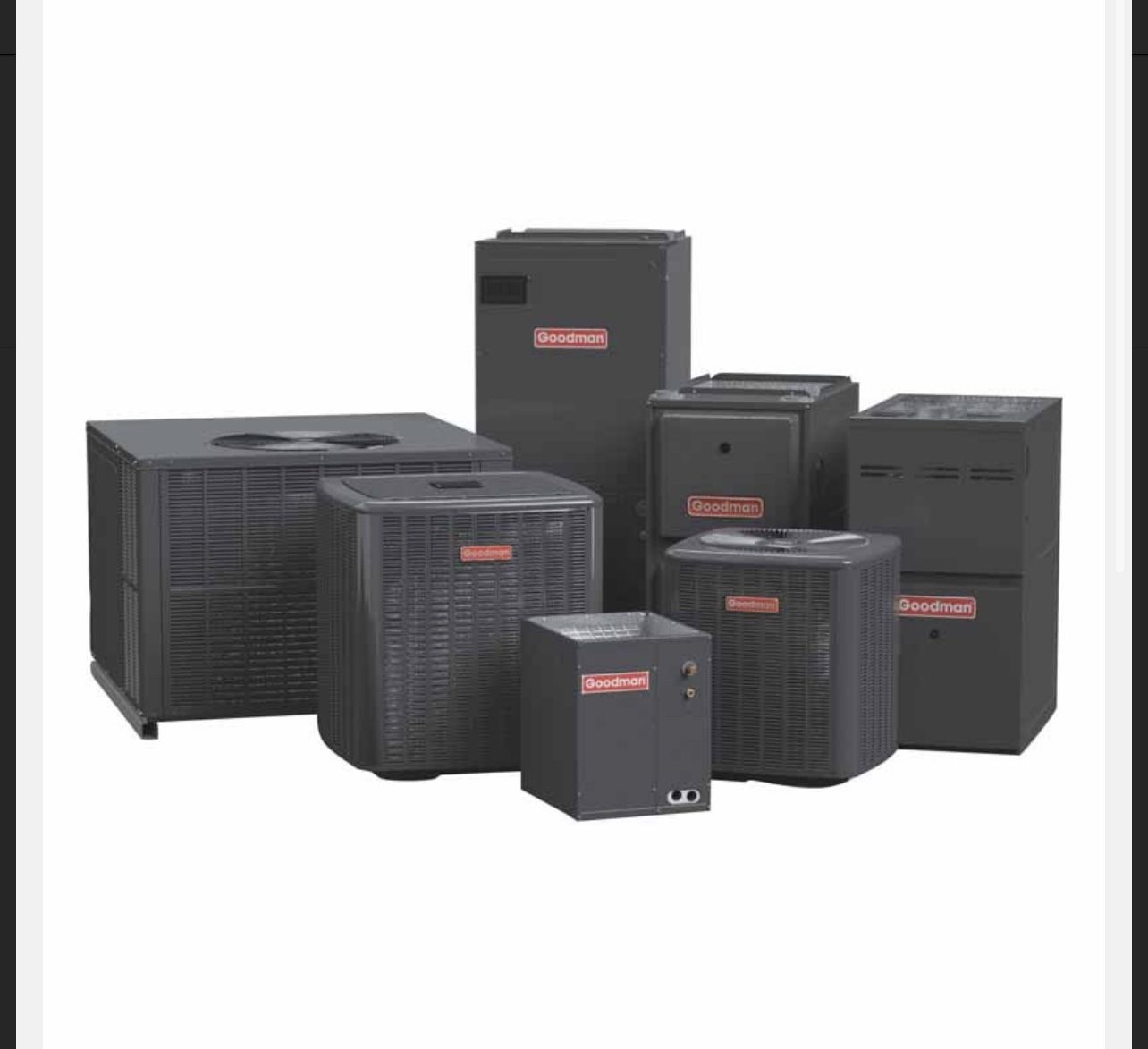 Ac / Heater Furnace Unit Any Size Gas / Electric