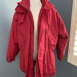 Nordica Coat 10 Vintage Snowboard Ski Jacket Fuchsia Parka Classics 80s 90s EC
